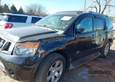 2008 Nissan Armada Le from USA, damaged, VIN 5N1AA08C38N622473